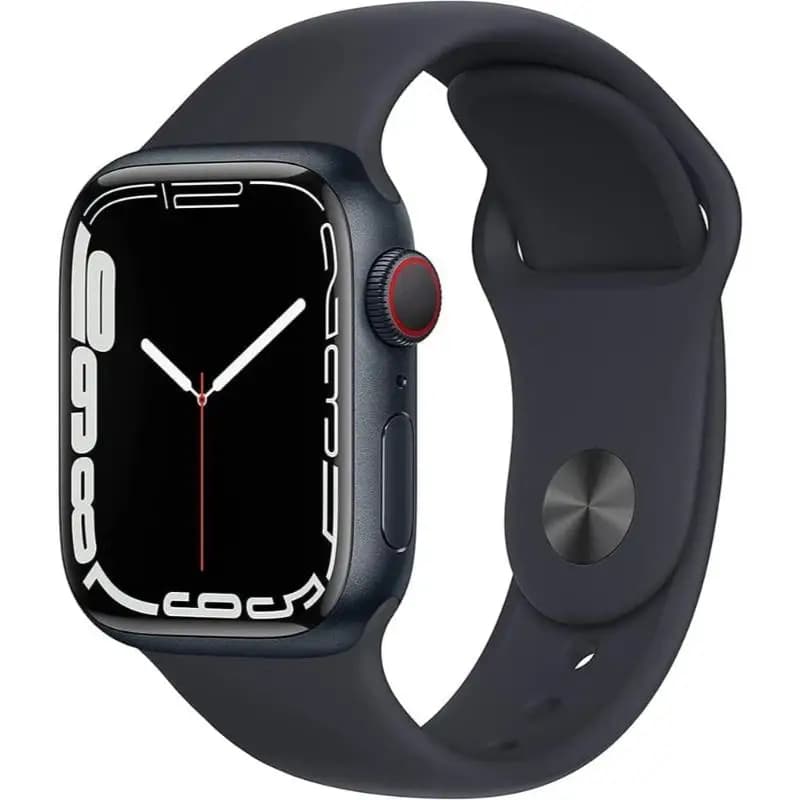 Apple Watch Series 7 Aluminum 45 mm (GPS + Cellular) Midnight Black - Refurbished Acceptable Condition
