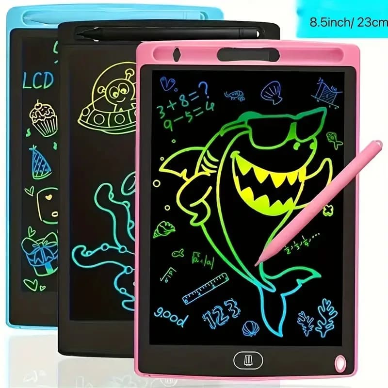 Tavoletta da disegno LCD da 8,5 pollici Tavolo da disegno per bambini Graffiti Sketchpad Giocattoli Scrittura a mano Lavagna Tavolo da disegno magico Regali giocattolo