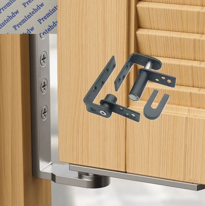 1 Paio di Cerniere a Doppia Azione Autochiudenti in Acciaio Inox SUS304 per Porte Pivotanti di Pub, Bagni Pubblici, Cabine e Ingressi di Bar