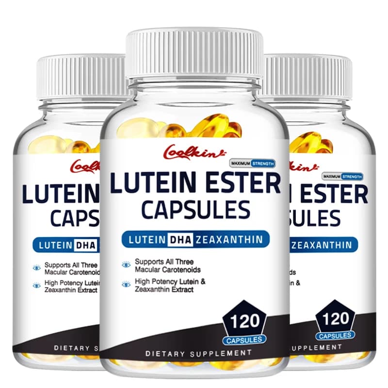 Exterior of lutein-with lutein and zeaxanthine-integrators support for eye health to promote a healthy vision-120 capsules