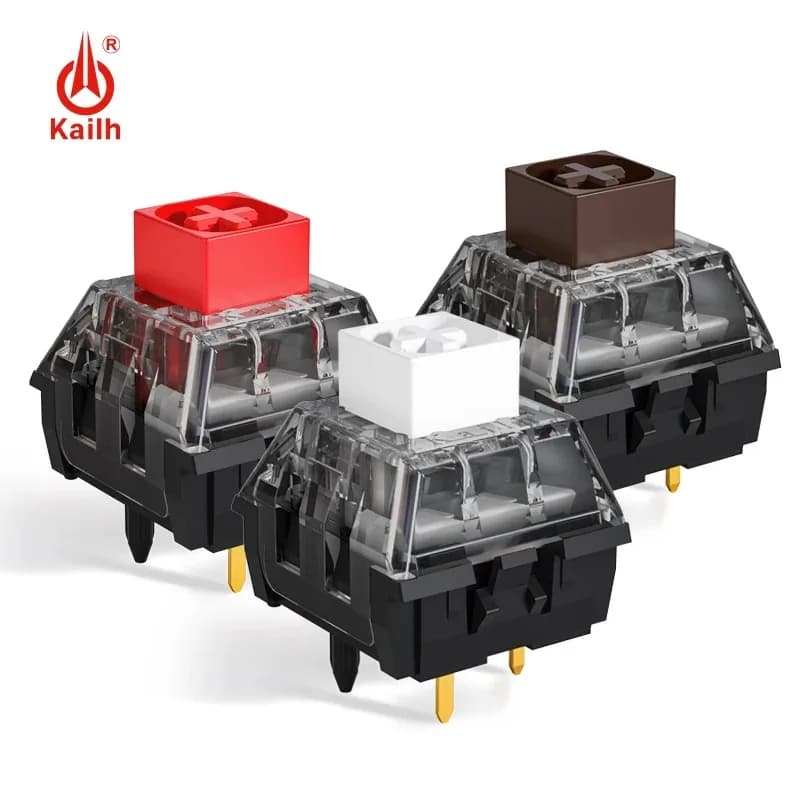 Kailh Box V2 Interruttore tastiera meccanica Bianco Rosso Marrone Lineare Clicky Tattile 5Pin RGB Gamer da gioco personalizzato fai da te