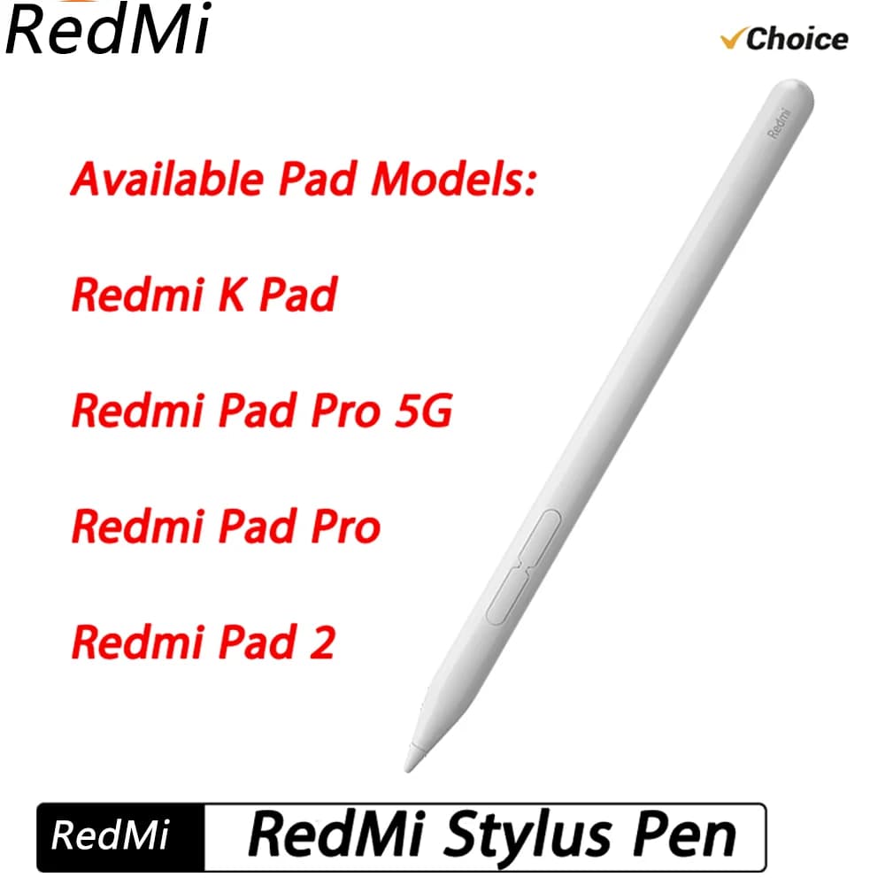 NEW Original Redmi Stylus Pen 240Hz Draw Writing Screenshot Tablet Screen Touch 4096 level Type-C Charging Chinese Version