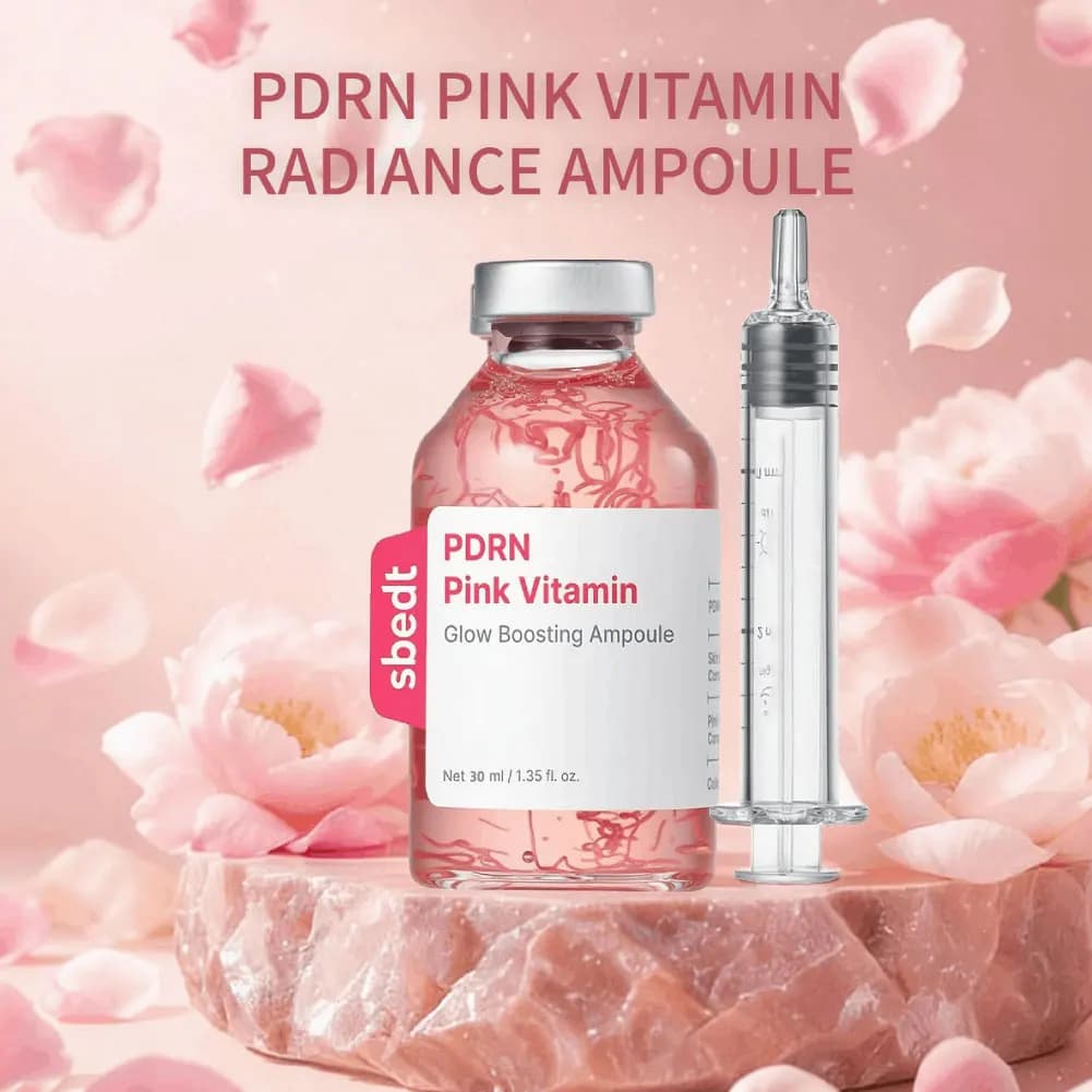 Essenza Viso Idratante e Illuminante con Collagene Profondo, Peptidi di Seta, PDRN e Vitamina - Siero in Fiala per la Cura della Pelle
