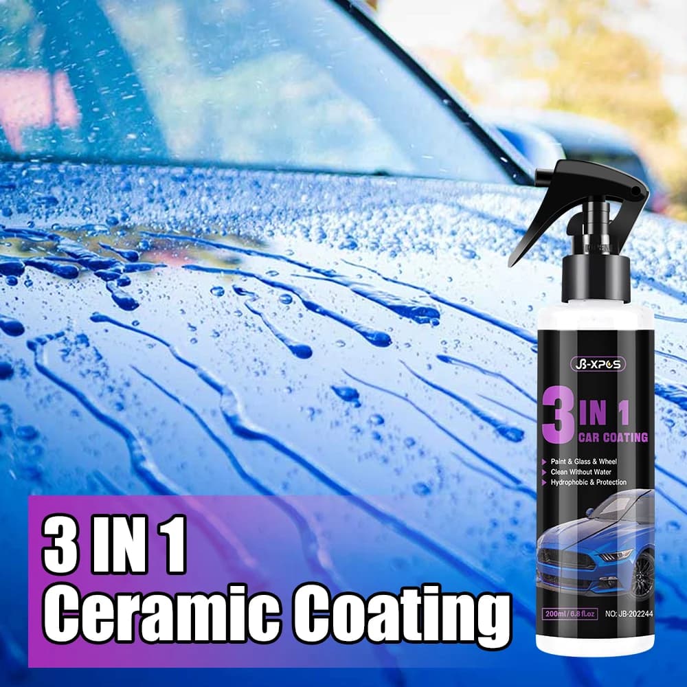 Rivestimento in ceramica 3 in 1 Spray per rivestimento rapido Alta protezione Auto Nano Lucidatura Cera a spruzzo Rimozione riparazione graffi vernice per auto