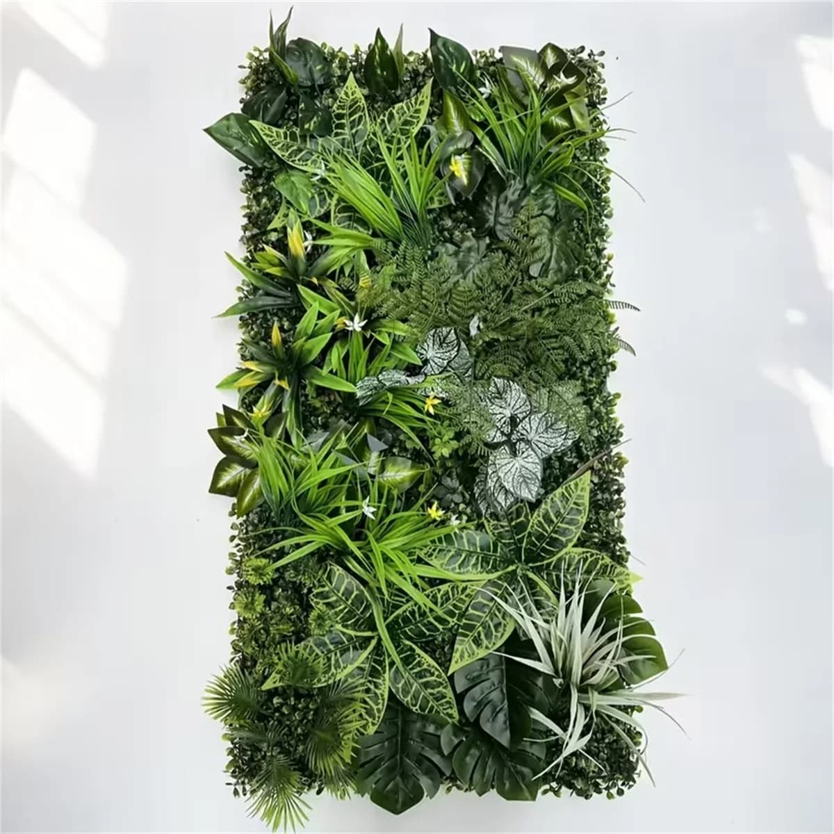 Pannello Decorativo in Vegetazione Artificiale, Siepe Finta per Interni/Esterni, Recinzione Privacy per Giardino e Decorazione Casa
