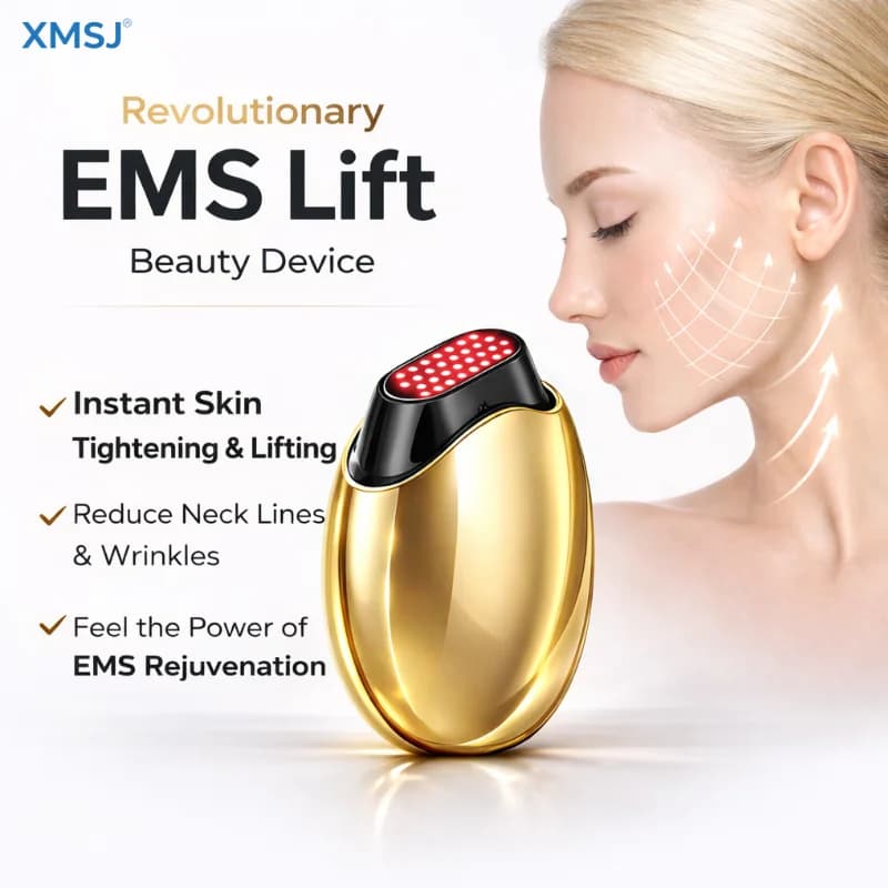 RF Facial Beauty Device EMS Anti-Aging Wrinkle Remover 2 Colors LED Skin Care Mini Radio Frequency Face Massager