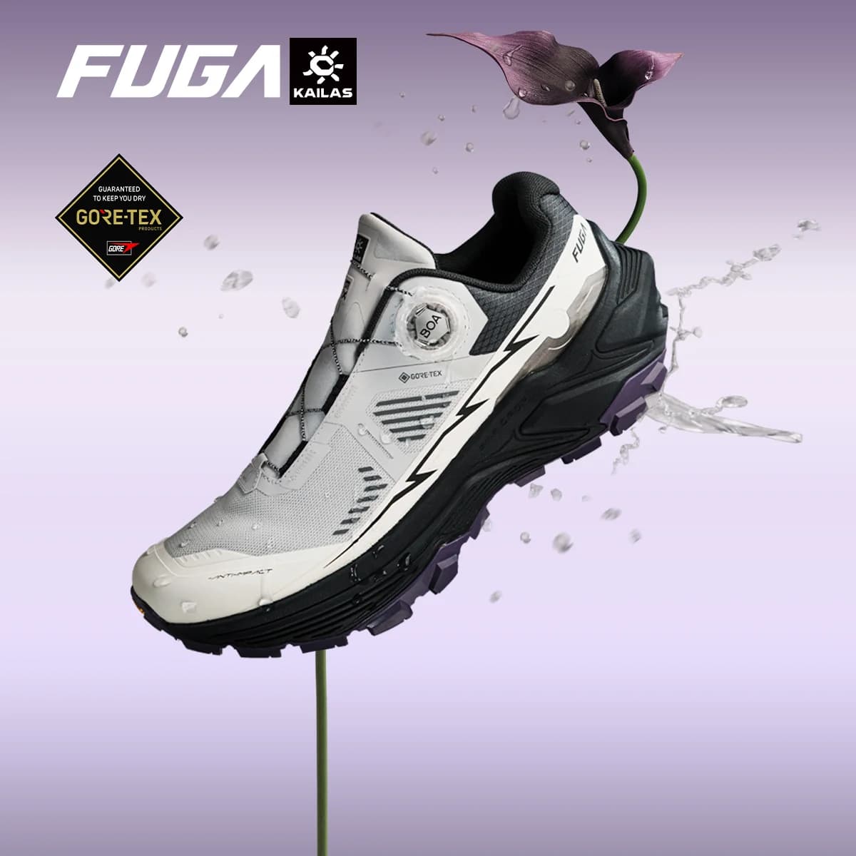 KAILAS Fuga EX3 GTX BOA Scarpe da trail running impermeabili Donna Sport all'aria aperta Supporto per arco Scarpe da ginnastica leggere KS2533259