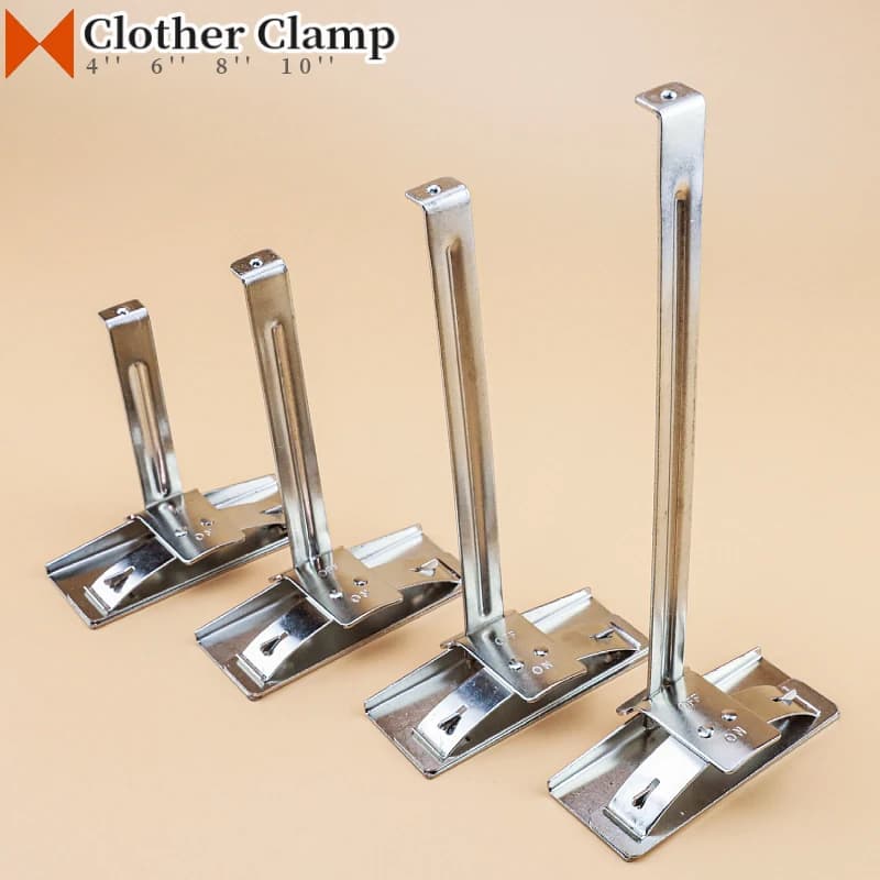 CL4AA / CL6AA / CL8AA / CL10AA morsetto regolabile in tessuto per industria dell'abbigliamento accessori per cucire sala da taglio 4,6,8,10 pollici