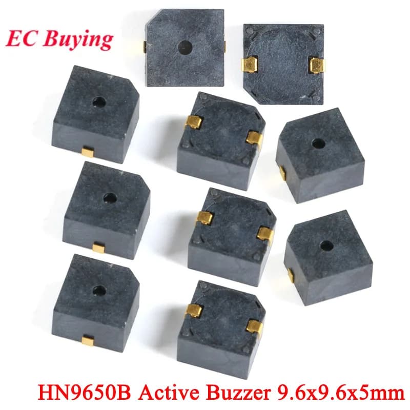 20 Pezzi/1 Pezzo Buzzer Attivo SMD 9650 HN9650B 9650 5V 9.6*9.6*5mm MLT-9650 Altoparlanti Elettromagnetici 9.6x9.6x5mm
