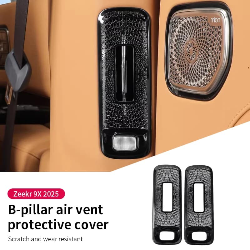 For Zeekr 9X 2025: Protective Cover for B-Stainless Steel, Anti-shock and Usura Resistant, Outer Accessories