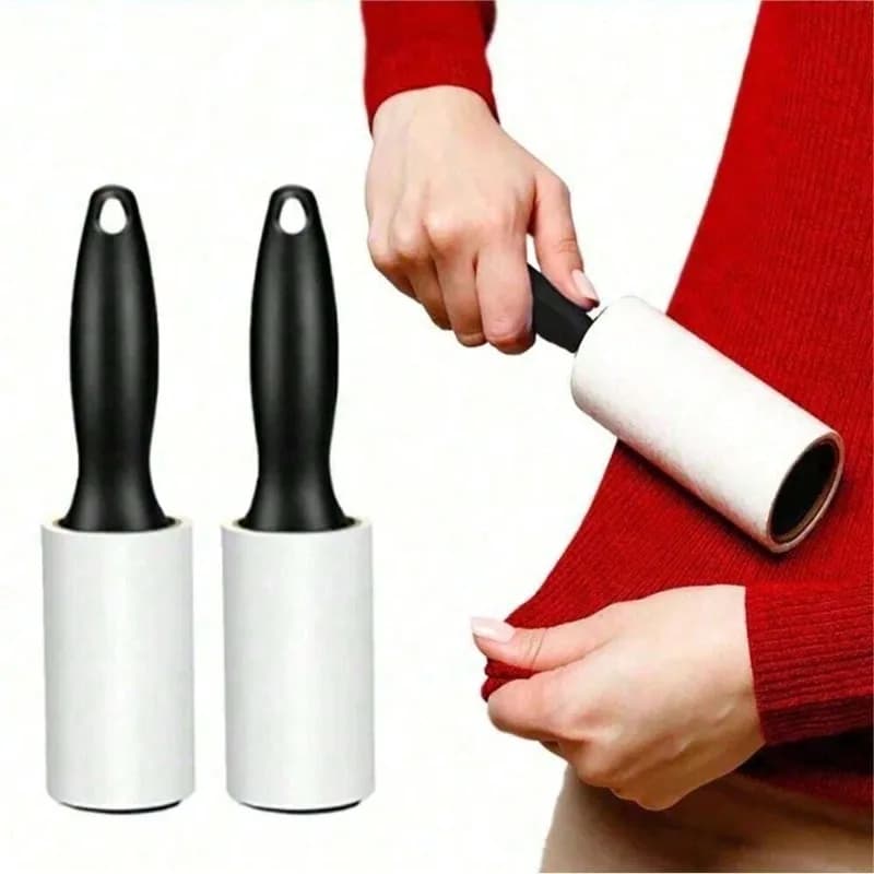 10pcs Mini Portable Reusable Lint Roller, Portable Hair Remover, Detachable Design, Sticky Lint Roller, Lint Brush Roller, Mini