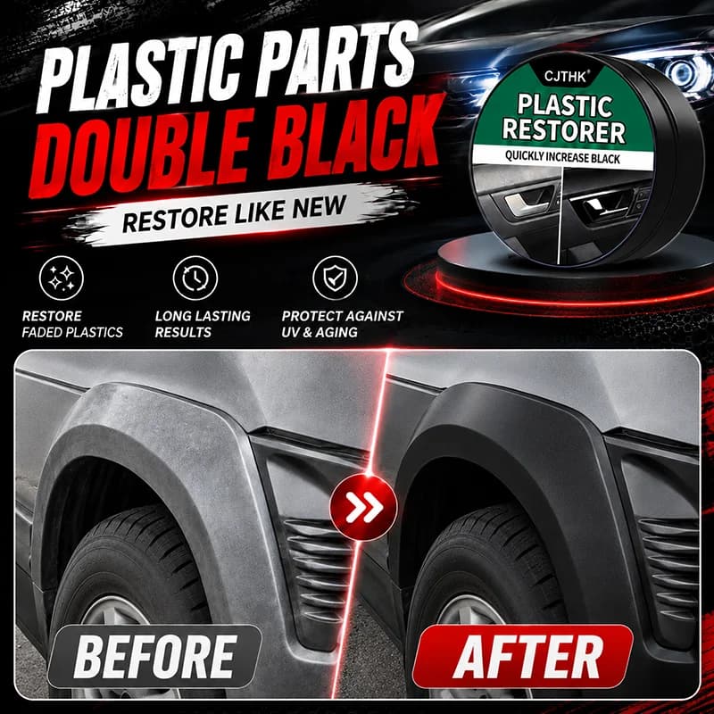 Car Plastic Restorer Back To Black Gloss Plastic Polishing Leather Restore Wax Remove Oxidation Layer Auto Refurbishment Product