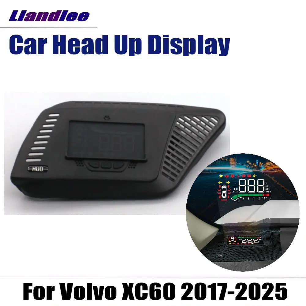 Display Head-Up HUD per Auto Volvo XC60 2017-2025, Accessori Elettronici, Schermo LCD LED con Proiezione sul Parabrezza