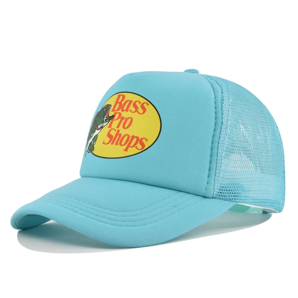 Mesh Back Fishing Cap with Adjustable Snapback, Protection Outdoor Sun Hat for Men & Women