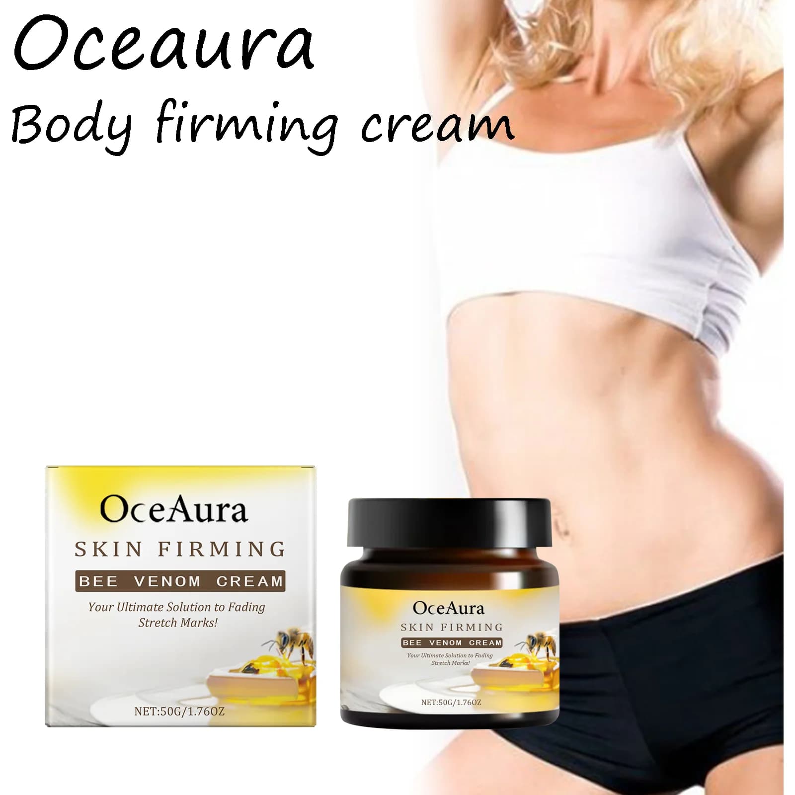 Crema per il corpo Oceaura Idratante duraturo Rassodante Riduce la secchezza Rinfrescante Non grassa Riduce la crema per il corpo levigante e cadente