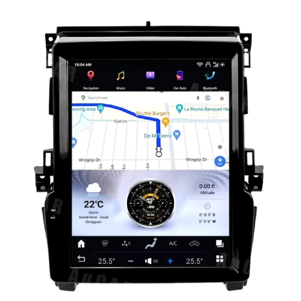 Autoradio AuCar 12.1'' Android 13 con GPS e navigazione per Ford Everest 2016-2020, CarPlay wireless, schermo touch, stereo per auto.