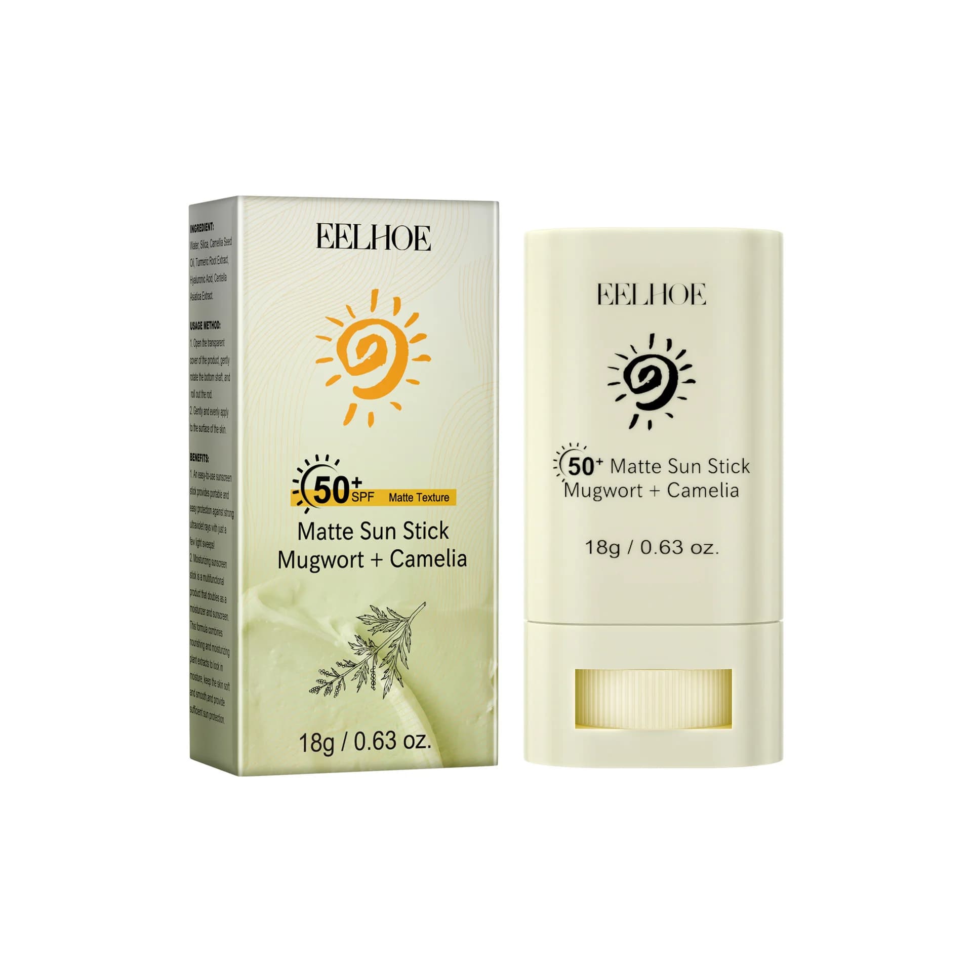 Bastone solare opaco per il controllo dell'olio rinfrescante Protezione solare Idratante Protezione UV Anti scottature solari Isolamento Schiarente Crema solare per la pelle