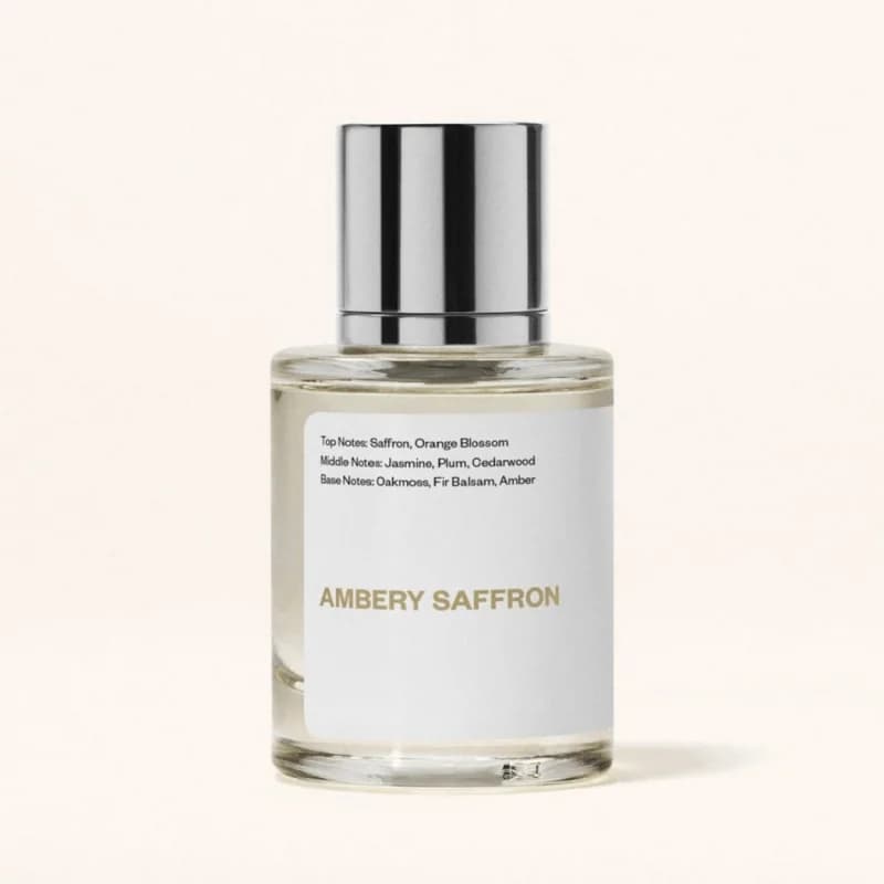 Dossier Ambery Saffron Eau De Parfum Ispirato a MFK's Baccarat Rouge 5.40 - Profumo Spray Vegano Unisex - 3.4 Fl Oz (100ml)