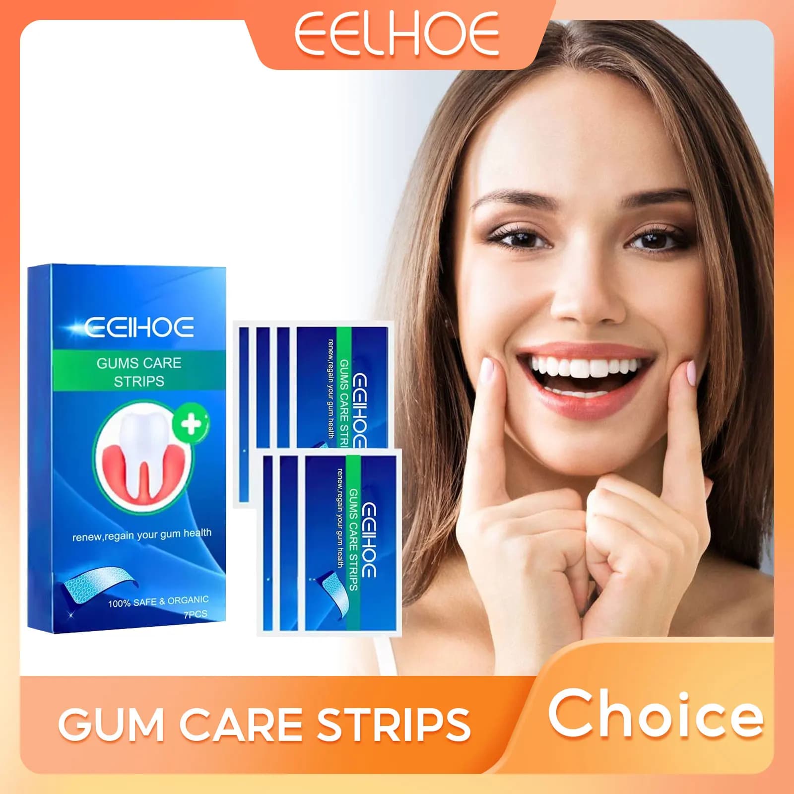 The gum repair strips prevent depengiate gum treatment relieve swelling dental pain teeth cleaning oral hygiene care whitening Patch