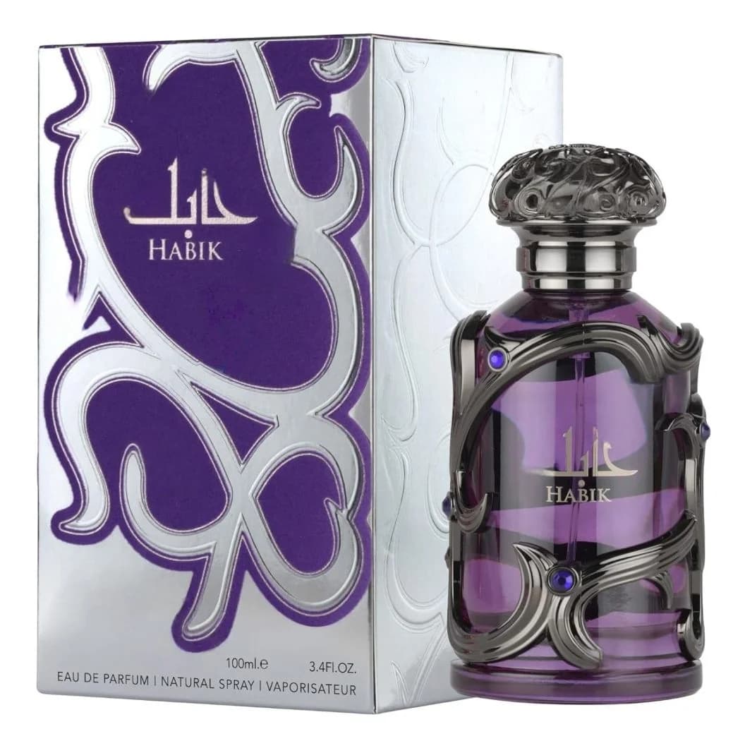 LATAFA Habik – Eau de Parfum Spray Floral, Fruity, Fresh, Mushroom – Long-Term Fragrance for Women, 3.4 Once / 100 ml