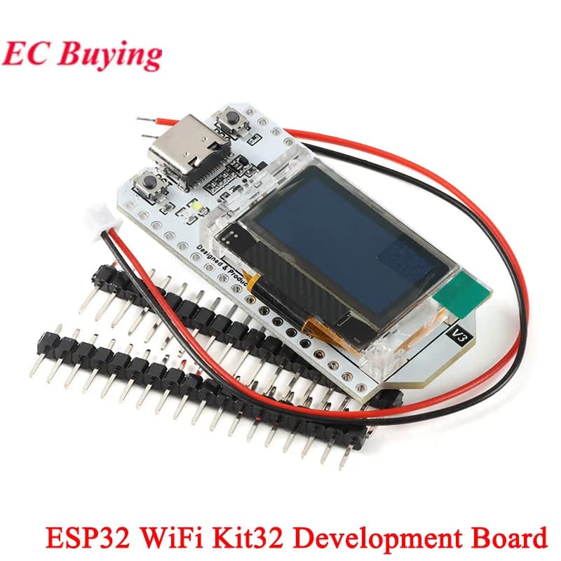 ESP32 WiFi Kit32 Scheda di sviluppo modulo wireless Wifi OLED da 0,96 pollici IOT CP2102 32M Flash per display digitale LCD Arduino