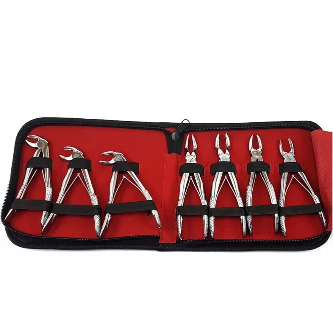 Kelin 7PC Dental Instruments Set pliers for extraction of Pedo tools for treating children's teeth