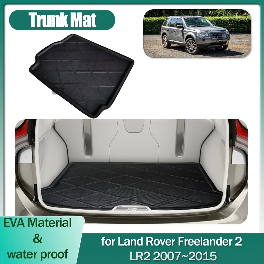 Tappetino per bagagliaio per Land Rover Freelander 2 LR2 2007 ~ 2015 2008 2009 2010 2011 2012 201rivestimento per bagagliaio vassoio per pavimento per bagagliaio tappeto per bagagli accessori per copertura impermeabile
