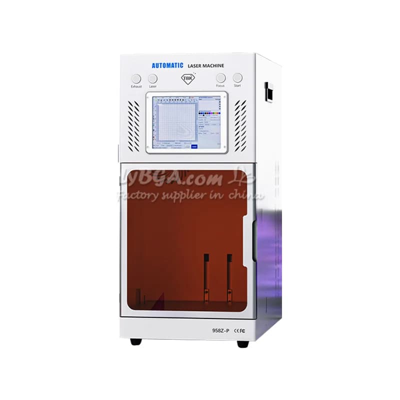 LY-TBK 958ZP UV Cold Light Laser Machine for Repair Cellular Phone Screens, Engraving, Purple Light, Automatic LCD Frame