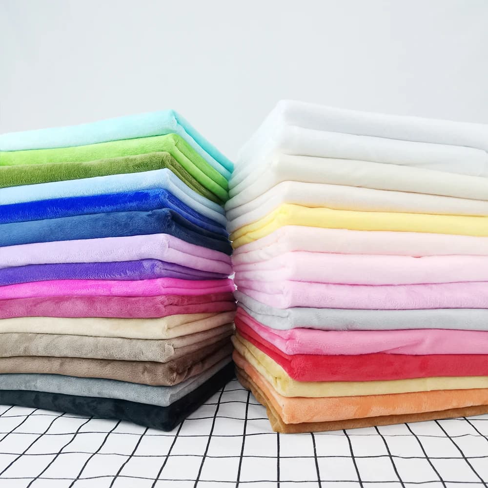 50cm*160cm Good Quality Short Plush Crystal Soft Plush Fabric For Sewing DIY Handmade Home Textile Cloth For Toys Plush Fabric