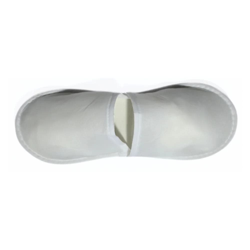 Disposable White Hotel Slippers, Open-Toe, Set of 50 pairs for Spa, guest rooms and trips
