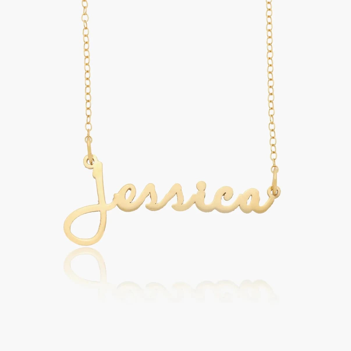 Collana personalizzata con nome con scritta delicata Collana in acciaio inossidabile Targhetta personalizzata Ciondolo Gioielli di moda Regalo unico per le donne