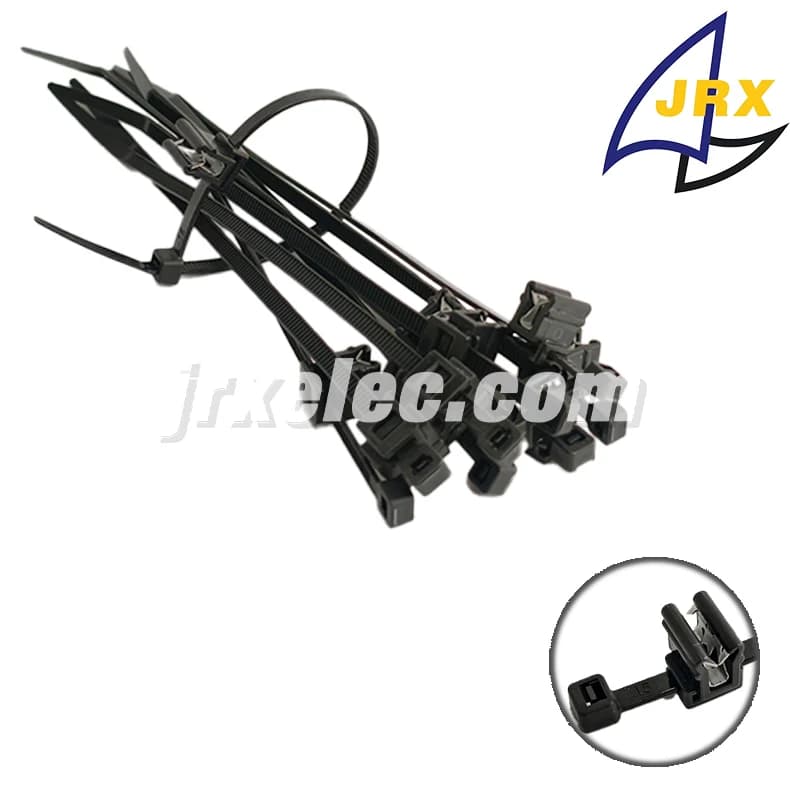 150-76091 T50REC4A Fascetta per cavi EdgeClip 202 mm x 4,6 mm Nero PA66HS PA66HIRHS 15076091