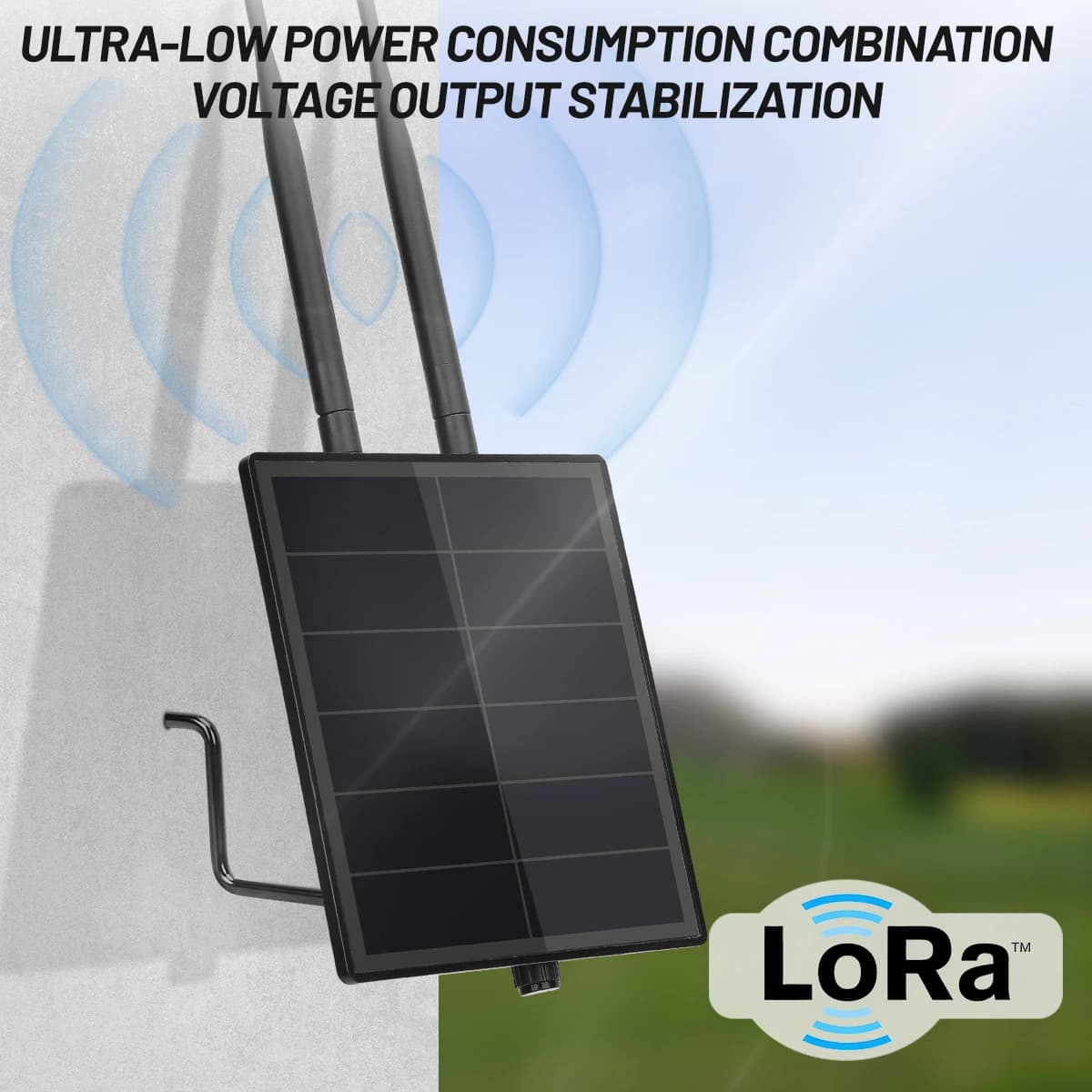 LoRa meshtastico impermeabile per esterni solare integrato nel nodo solare/ripetitore WisBlock RAK4631 con antenna Lora 868 915 MHz per rete IoT