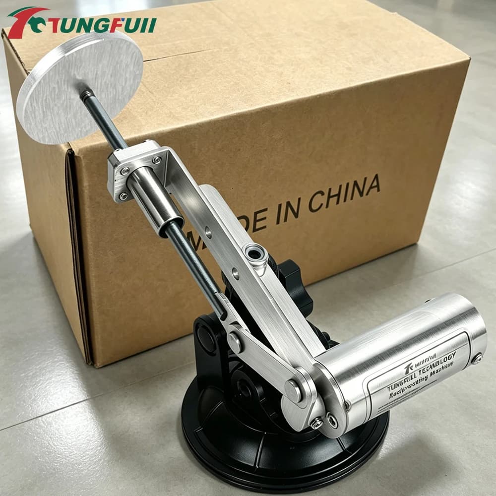 TUNGFULL New 45mm Stroke Mini Telescopic Linear Actuator Carton Packaging with 60mm Aluminum Plate 30-300RPM 100-240V