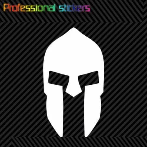 Spartan Helmet Sticker Die Cut Decal Sparta Hoplite Greece Stickers for Motos, Cars, Laptops, Phone