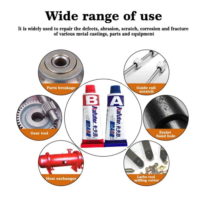 2Pc Epoxy Resin 16g /70g A+B Glue Metal Glue Iron Stainless Aluminum Alloy Glass Plastic Wood and Marble Quick Drying Universal