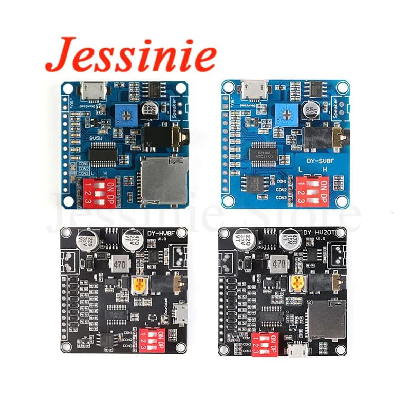 Modulo di Riproduzione vocale MP3 Music Player UART di I/O di Trigger Bordo Dell'amplificatore di DY-SV17F DY-SV5W DY-SV8F DY-HV20T DY-HV8F Per Arduino