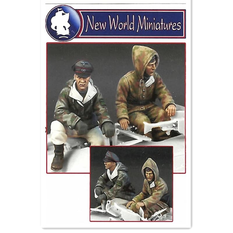 1/35 kit modello kit resina soldati serbatoio riposo in inverno 326