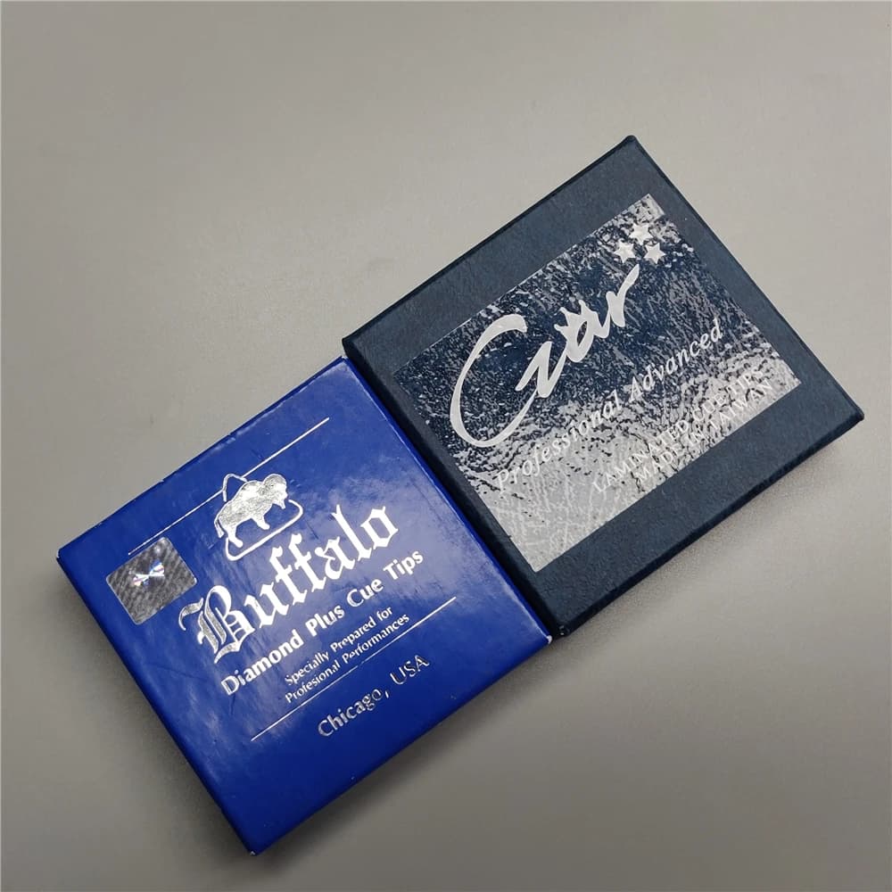Suggerimenti per stecca da biliardo suggerimenti per biliardo professionali in pelle laminata 13mm Czar Buffalo Diamond Plus accessori per biliardo Carom medio duro