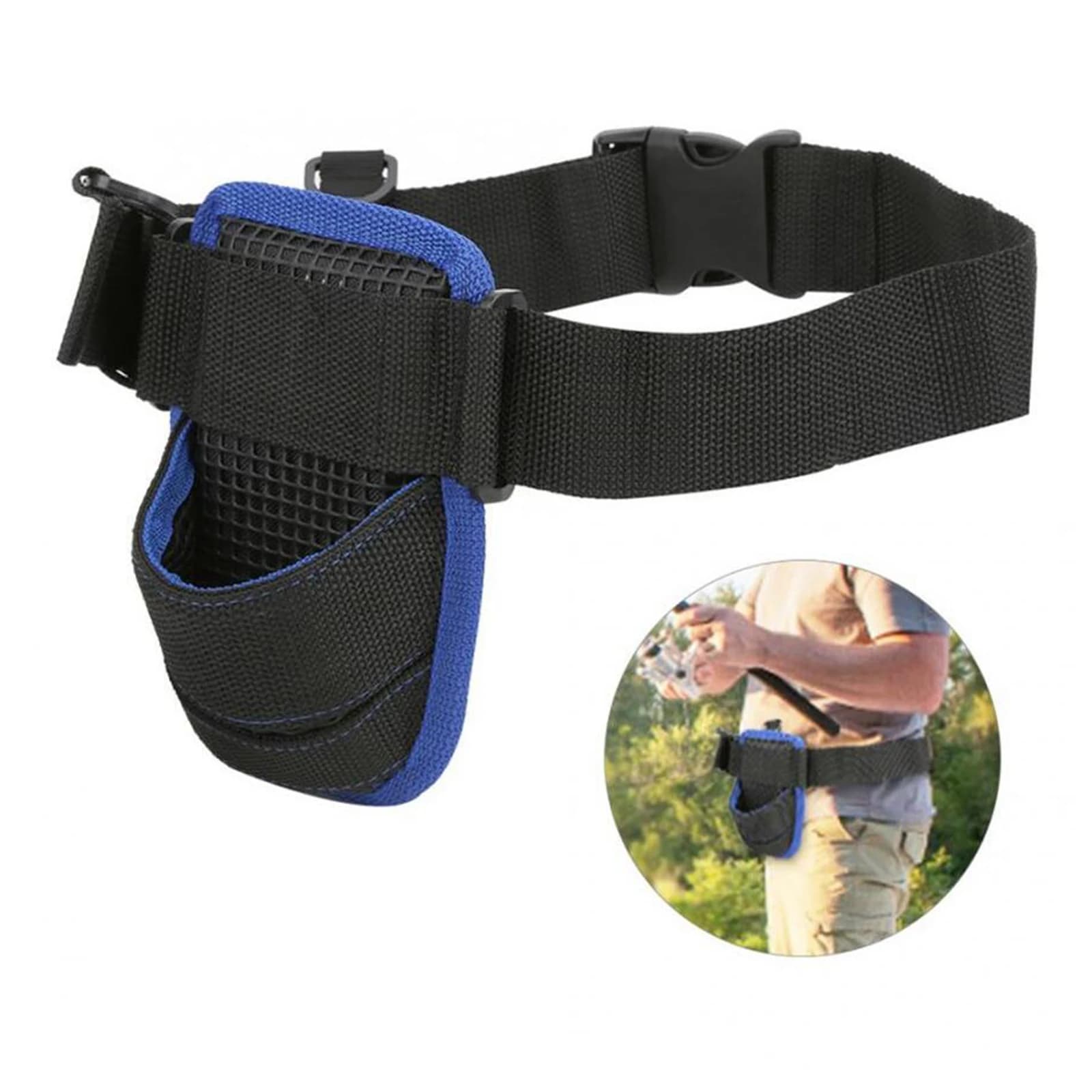 Support for Light Fishing Rod Stand Up Fishing Belt Black Band