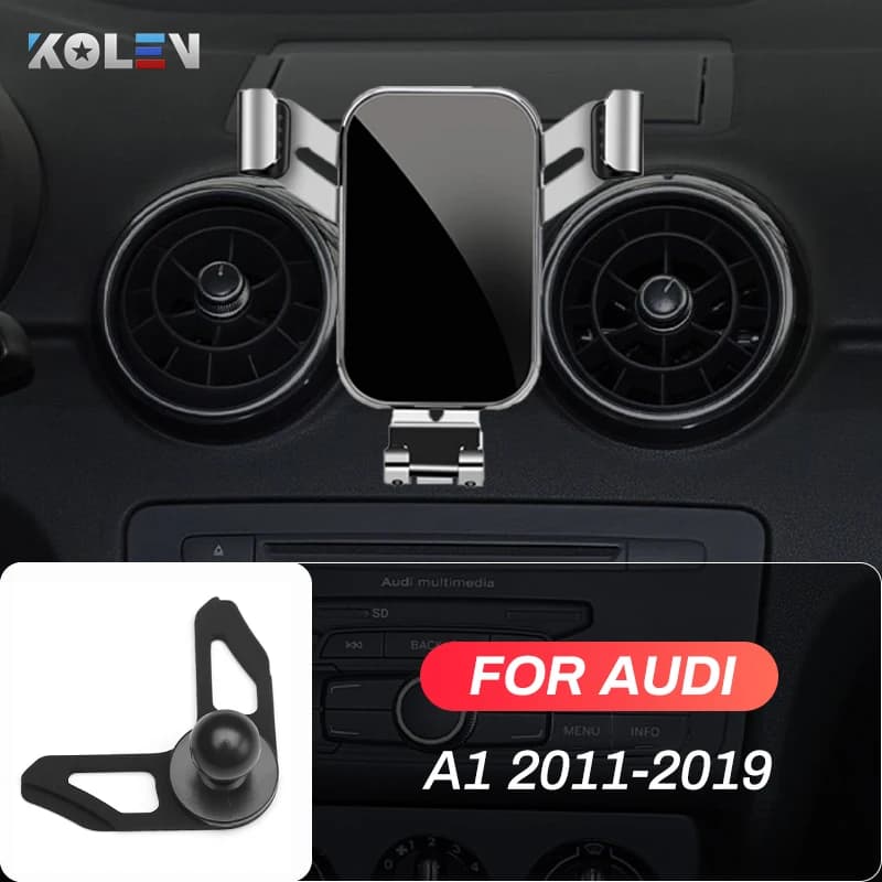 Supporto per telefono cellulare per auto per Audi A1 2011 2012 2013 - 2019 Supporto per gravità GPS Supporto speciale per staffa di navigazione Accessori