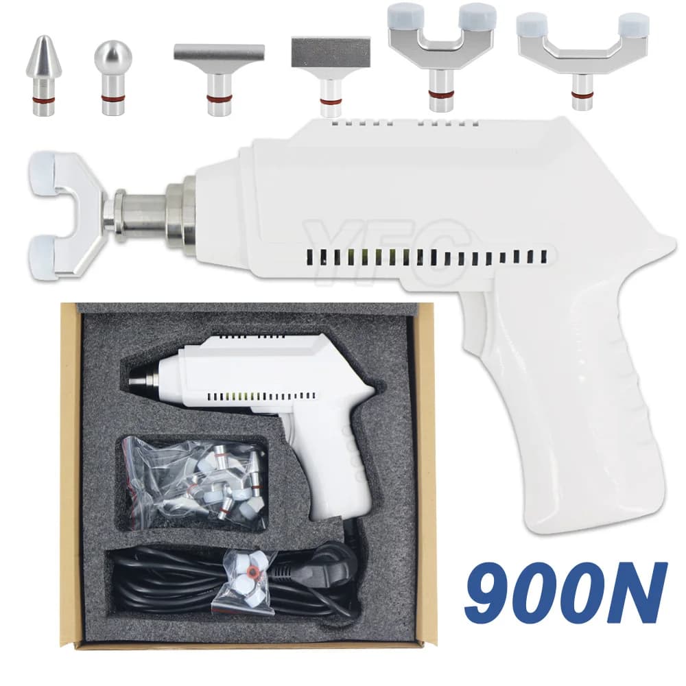 900N Electric Chiropractic Adjusting Tool 9 Levels Of Strength Adjustable Massage Correction Gun Body Massager