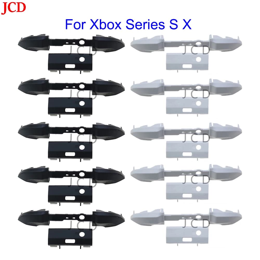 JCD 10 Set Bianco Nero RB LB Pulsante Paraurti per XBox Serie SX Controller Trigger Surround Guida On Off Bottoni Parte di Riparazione