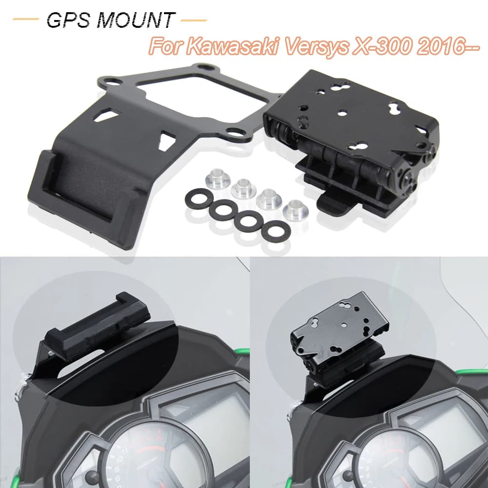 Moto Per KAWASAKI VERSYS X300 Versys X-300 2016-2021 2020 2019 Staffa di Navigazione Montaggio Smartphone GPS Supporto Accessori