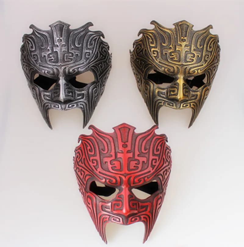 Halloween Men Cosplay Mask Horror Fascia Elastica Mysterious Mask Halloween Mask Mask Old Totem Carnival Day Mask Mascara