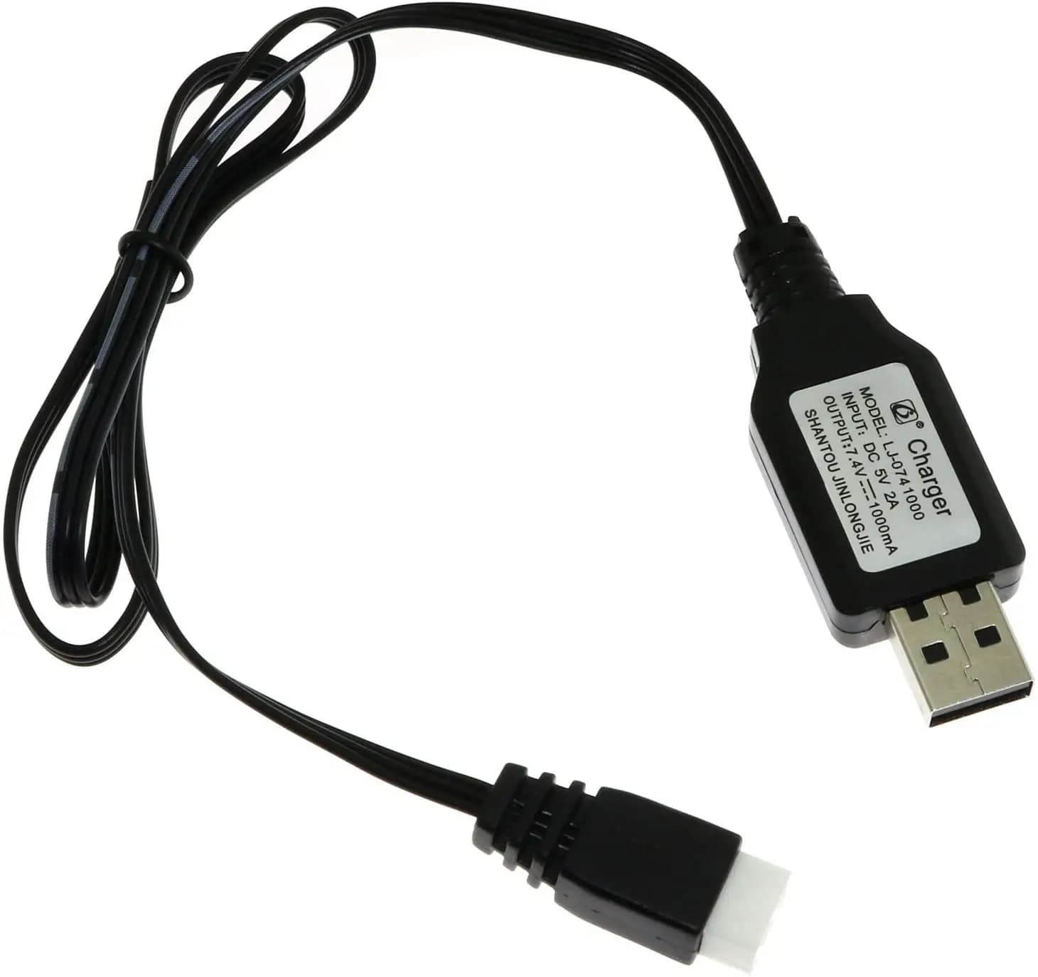 USB charging cable for Lipo XH-3P Balance battery 1 pack of 7,4 V 1 A for RC Quadcopter FPV drone parts