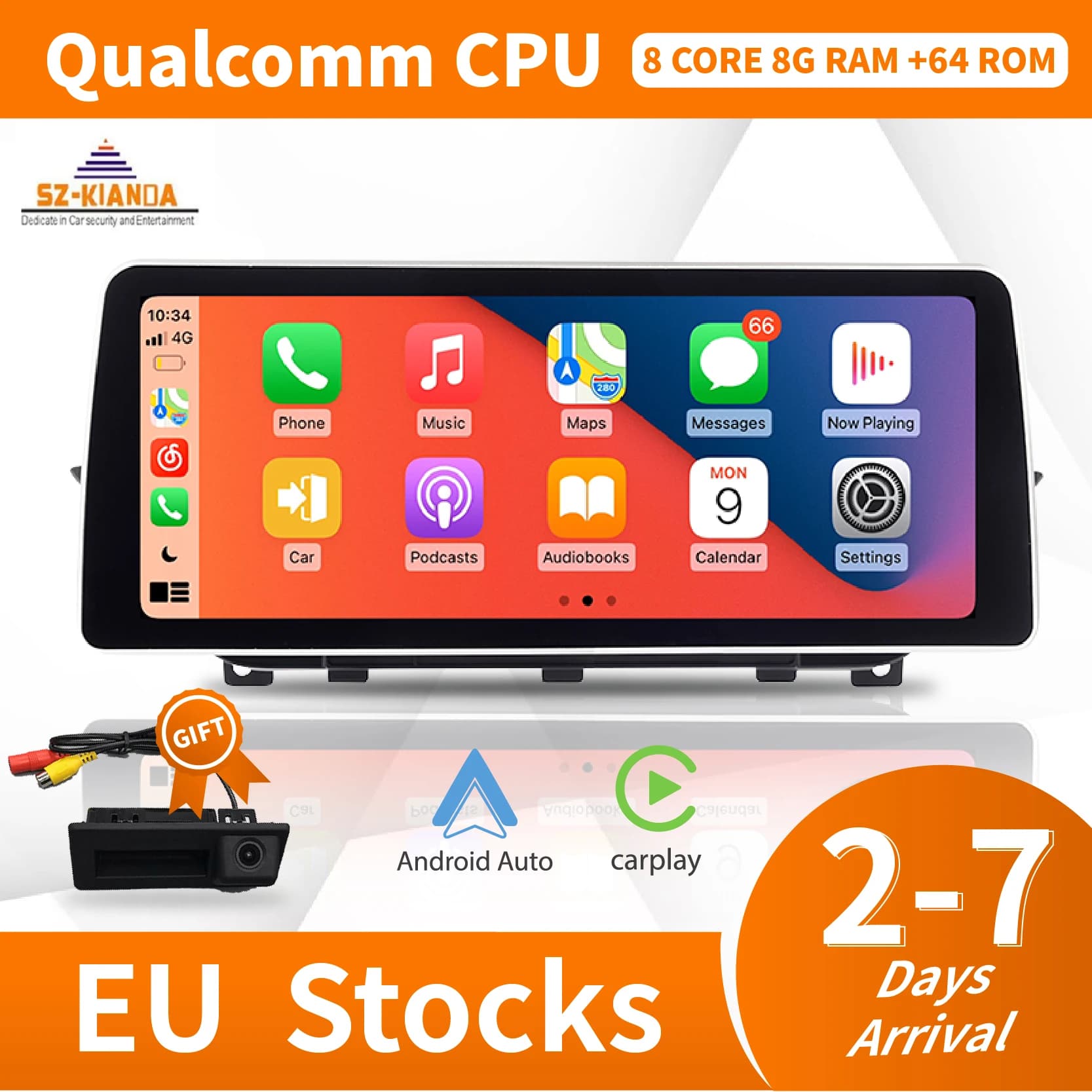 12.3 "HD Android 14 CAR MULTIMEDIA PLAYER For BMW X1 E84 2009 ~ 2015 iDrive Car Stereo Audio Navigation GPS carplay wireless