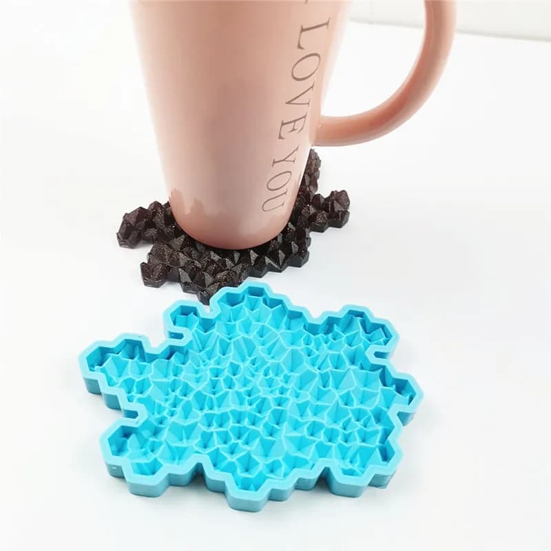 Sottobicchiere a nido d'ape stampo in Silicone stampo in resina epossidica strumenti per gioielli accessori per gioielli stampi artigianali fai-da-te