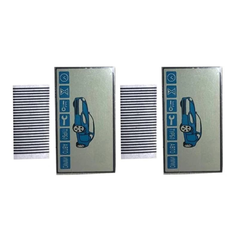 2 pz/lotto cavo flessibile dell'esposizione Lcd per Starline A93 A63 E90 E95 E60 E85 B92 B94 strisce a distanza della Zebra dello schermo di Keychain dell'automobile