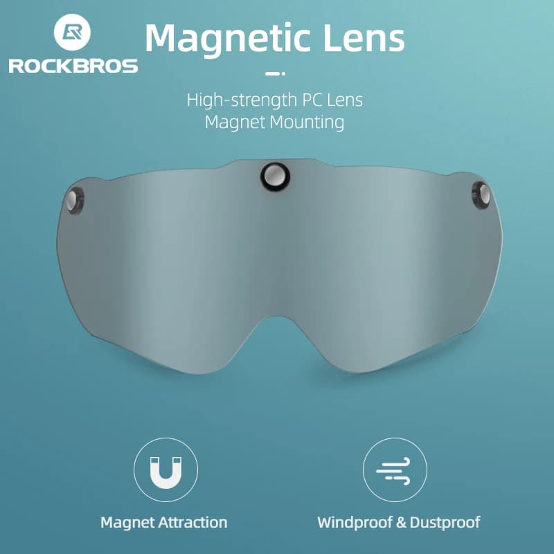 ROCKBROS sunglasses for bicycle helmet Hemlet EPS cycling helmet integrally shaped man woman glasses lenses